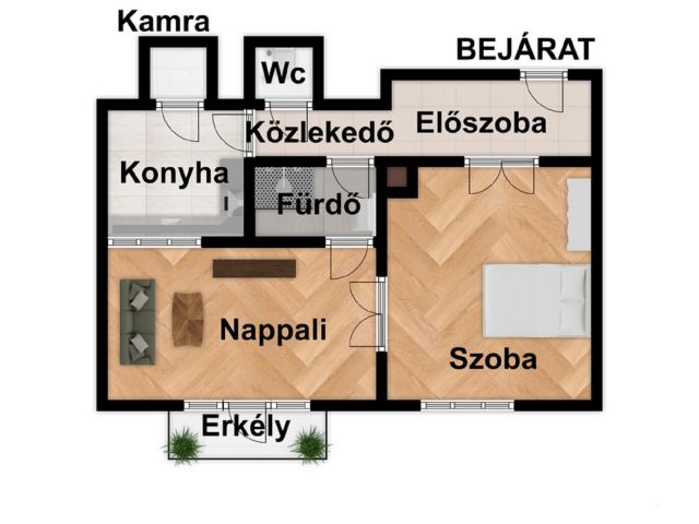 Nagyszerű lakás szenzációs elhelyezkedéssel!