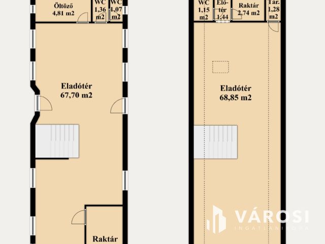 Belváros közeli üzlethelyiség eladó