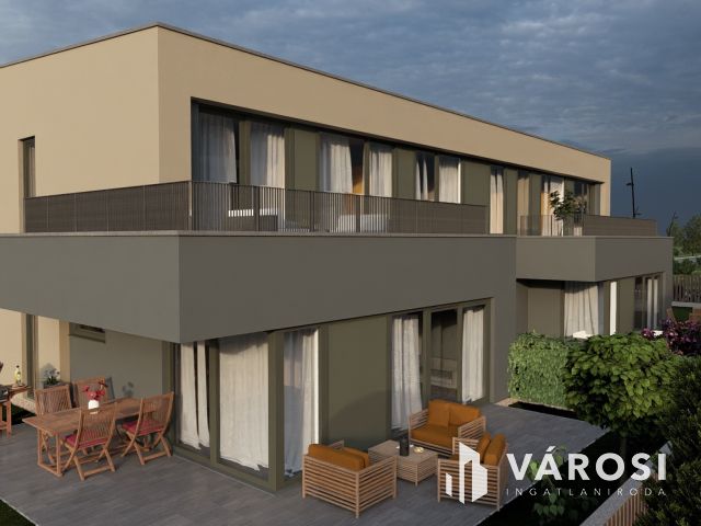 Eladó modern 4 szobás ikerfél nagy teraszokkal