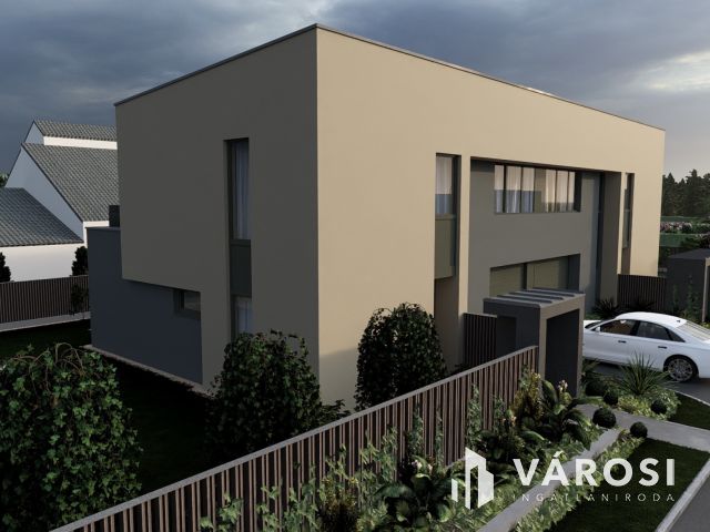 Eladó modern 4 szobás ikerfél nagy teraszokkal