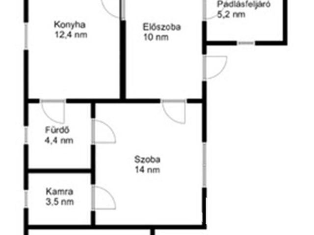 Házikó a Cserta patak mentén