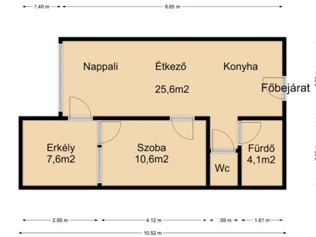 Fonyódon, 150m-re a víztől, új lakás, Wellness használattal!