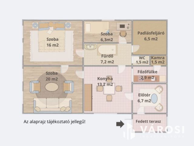 Családi ház 1670 m²-es telekkel Enying csendes utcájában