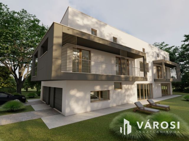 Új lakóparkban, exkluzív belső kétszintes ikerházi lakás